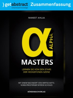 cover image of Alpha-Masters (Zusammenfassung)